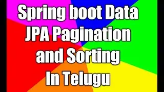 Spring boot | Pagination and Sorting with Spring Data Jpa | Thiru Academy