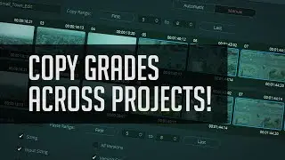 Copy Grades Between Projects!  - DaVinci Resolve ColorTrace Tutorial