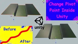 Changing Pivot Point of objects inside Unity.