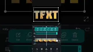 Text Opening In VN Video Editor 