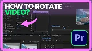 How To Rotate A Video In ADOBE PREMIERE PRO 2024 ¿