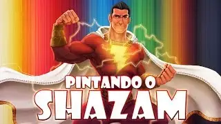 Pintura Digital - Pintando o Shazam!