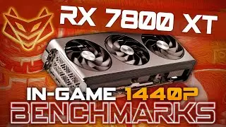 SAPPHIRE NITRO+ RX 7800XT vs 10 In-Game Benchmarks - 1440p