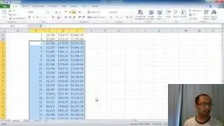 Microsoft Excel lesson 2 - compound interest calculator (absolute referencing, fill down)