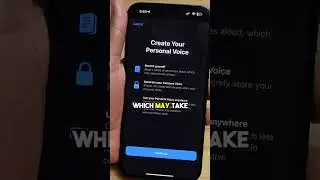 Creating a Personal Voice on Your iPhone with iOS 17