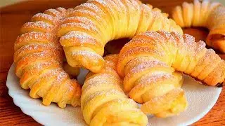 Я УСТАЛА ИХ ГОТОВИТЬ!!! Неимоверно вкусные БУЛОЧКИ-РОГАЛИКИ
