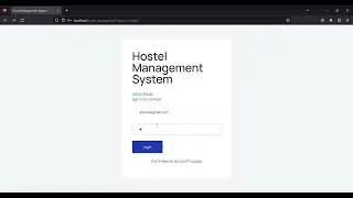 Hostel Management System In PHP and MySQL with Source Code #projecto