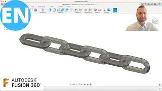 Fusion 360 | Modeling a 3D Chain | Quick and Simple