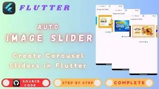 Image Auto Slider in Flutter || Flutter Image Slider || Create Carousel Slider in Flutter || SOURCE