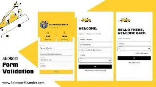 Validate Registration and login form in android studio - Form validation android 2020