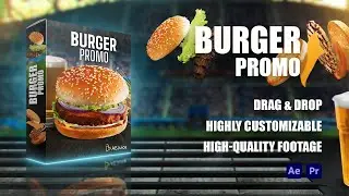 Burger Promo | After Effects | Premiere Pro