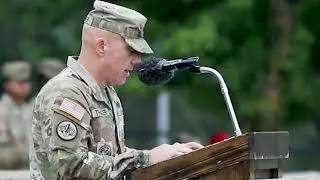 US Army 1st Battalion 63rd Armor Regiment change of responsibility ceremony.