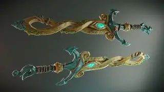 Blender 3.3 and Substance Painter Tutorial - Anchor Sword Creation