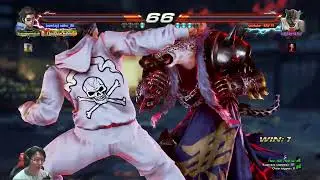 Tekken 7. Продолжаем нубить на Хво #77. Дружеский сет против BAV PS (АК, Зафина).