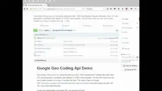 Geo coding source code download