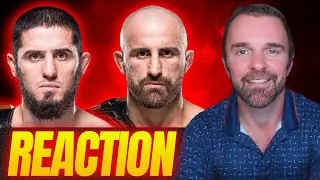 CRAZINESS! 😲 Islam Makhachev vs. Alexander Volkanvoski UFC 294 REACTION