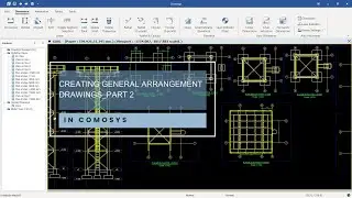 Creating General Arrangement Drawings for Elevated Water Tank Tower Detailing _ Part 2 | COMOSYS