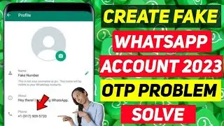 Whatsapp Number 2023 | Kaisi Bi Country Kye Number Say 2 Number  WhatsApp Banaye 2023