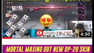 Mortal Maxing out New DP-28 Skin They spent 30000 UC For New DP-28 skin