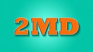 3D Retro Text Effect | Photoshop CC