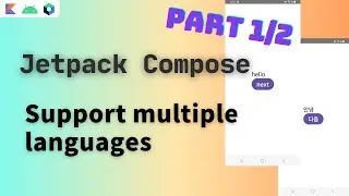 android jetpack compose multiple language support | multiple language support in android app | Part1