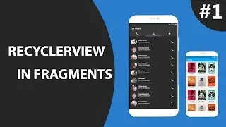 Fragment with Recyclerview Part 1 : Create tablayout with icons | Android studio Tutorial