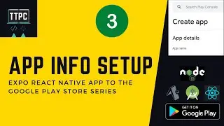 App Info Setup: Publish Expo React Native App to Google Play Store #3