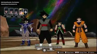 Goku Doppelganger Select Screen Unique Interaction!