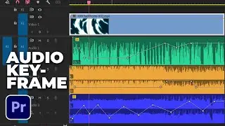 How to Audio Keyframe & Control Volume Premiere Pro | Tutorial