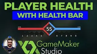 player get damage from enemy and show it in health bar in gamemaker studio