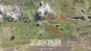 Уничтожение бронемашины ВСУ