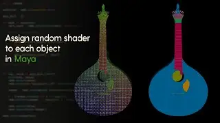 Assign random shader to each object in Maya