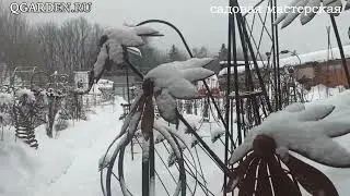 Прогулка-болталка по сказочному саду QGARDEN. Мои мечты. Наши изделия зимой.