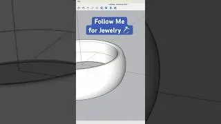 Follow Me for Jewelry #sketchup #tutorial