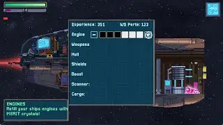 Space Cowboy - Experience Points to Upgrade Your Ship | PixelArt Game by ILIKESCIFI