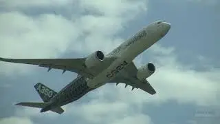 Airbus A350-900 at MAKS airshow pilotage.