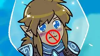 Zelda comics where Link doesn't talk