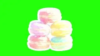 Stickers In Paris Green Screen 6