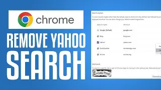 How To Remove Yahoo Search From Chrome (EASY TUTORIAL)