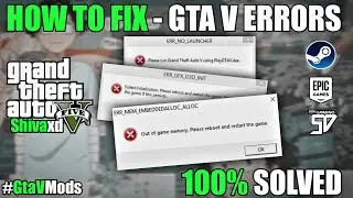 GTA V - HOW TO FIX ALL ERRORS AND GAME CRASHES | GTA 5 NEW UPDATES PROBLEM SOLVED