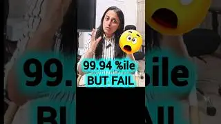 99.94%ile BUT admission ❌ #nta #jee #neet