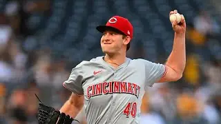 Nick Lodolo strikes out 9 Pirates over 4 2/3 innings on 8/22/24