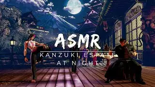 1 Hour river sounds, night ambience, Barefoot Tapping 4 Relaxing and Sleep 🦗 SFV ASMR - Ryu VS Juri