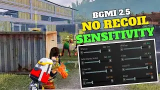 BGMI 2.5 New Zero Recoil And Headshot Sensitivity For All Devices | BGMI/PUBGM | Gyro & Non Gyro