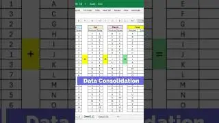 Data Consolidation in Excel 🤯