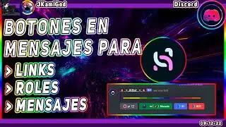 🟣 Botones para link, roles, y mensaje de respuesta  📱 Discord 📡 JKamiGod