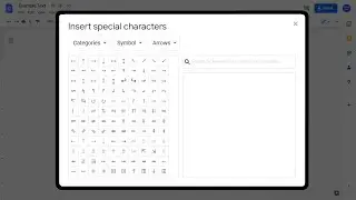 How To Add Special Characters In Google Docs