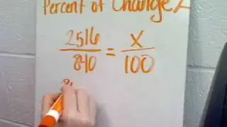 percent of change