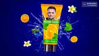 How to create Face wash Ads in After Effects | Product animation | After effect tutorials