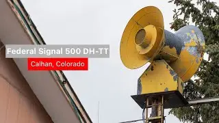 Federal Signal 500 DH-TT | Calhan, CO May 2, 2025 (4K HDR)